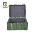 Estuches rígidos para equipos militares que envían instrumentos electrónicos, armas o estaciones de trabajo.